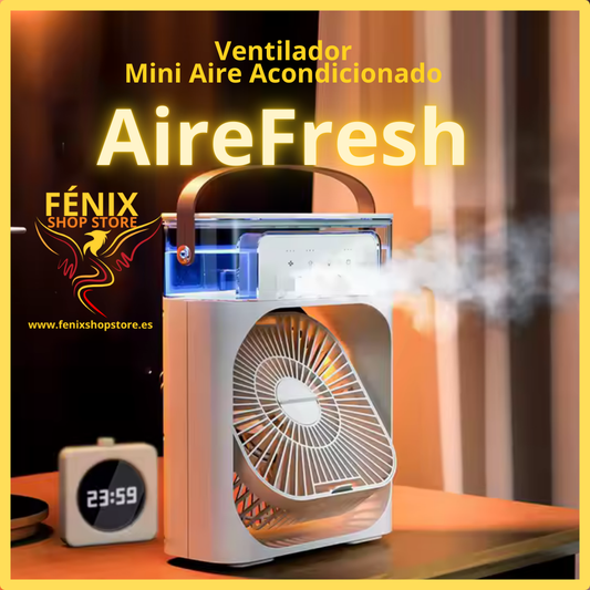 AireFresh' Ventilador, Mini Aire    Acondicionado Humidificador